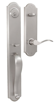 Weslock L6641-U-SL2D Philbrook Single Cylinder Handleset with Bordeau Left Hand Door Lever