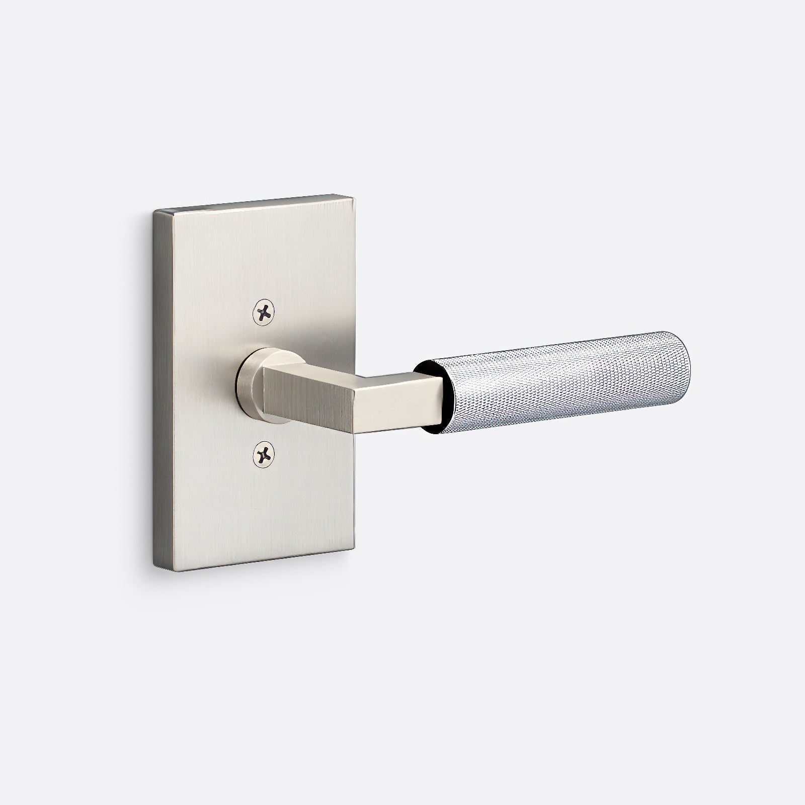 Sure-Loc LV100-GRIP-KN Knurled Grip Dummy Door Lever with Levanto Rosette.
