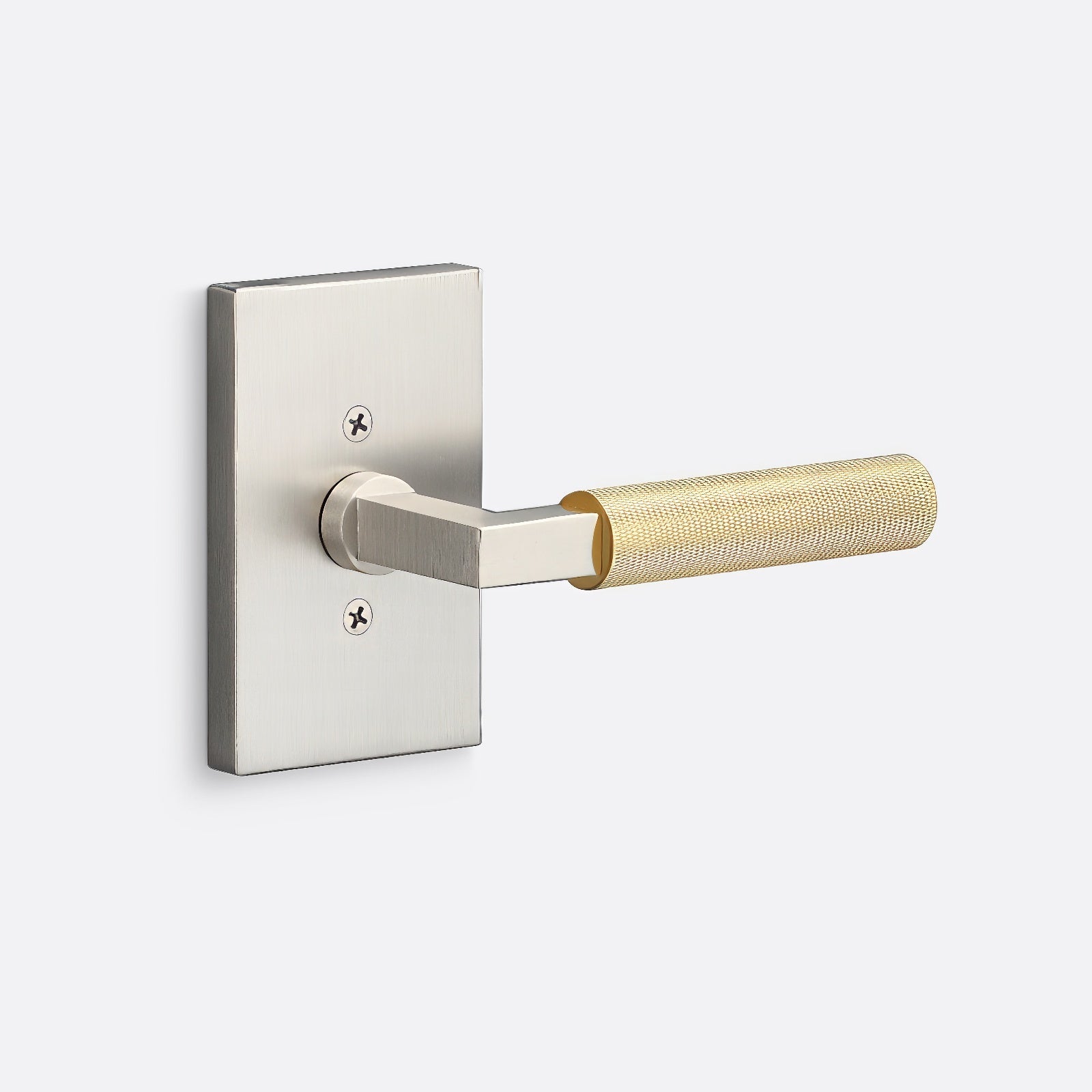 Sure-Loc LV100-GRIP-KN Knurled Grip Dummy Door Lever with Levanto Rosette