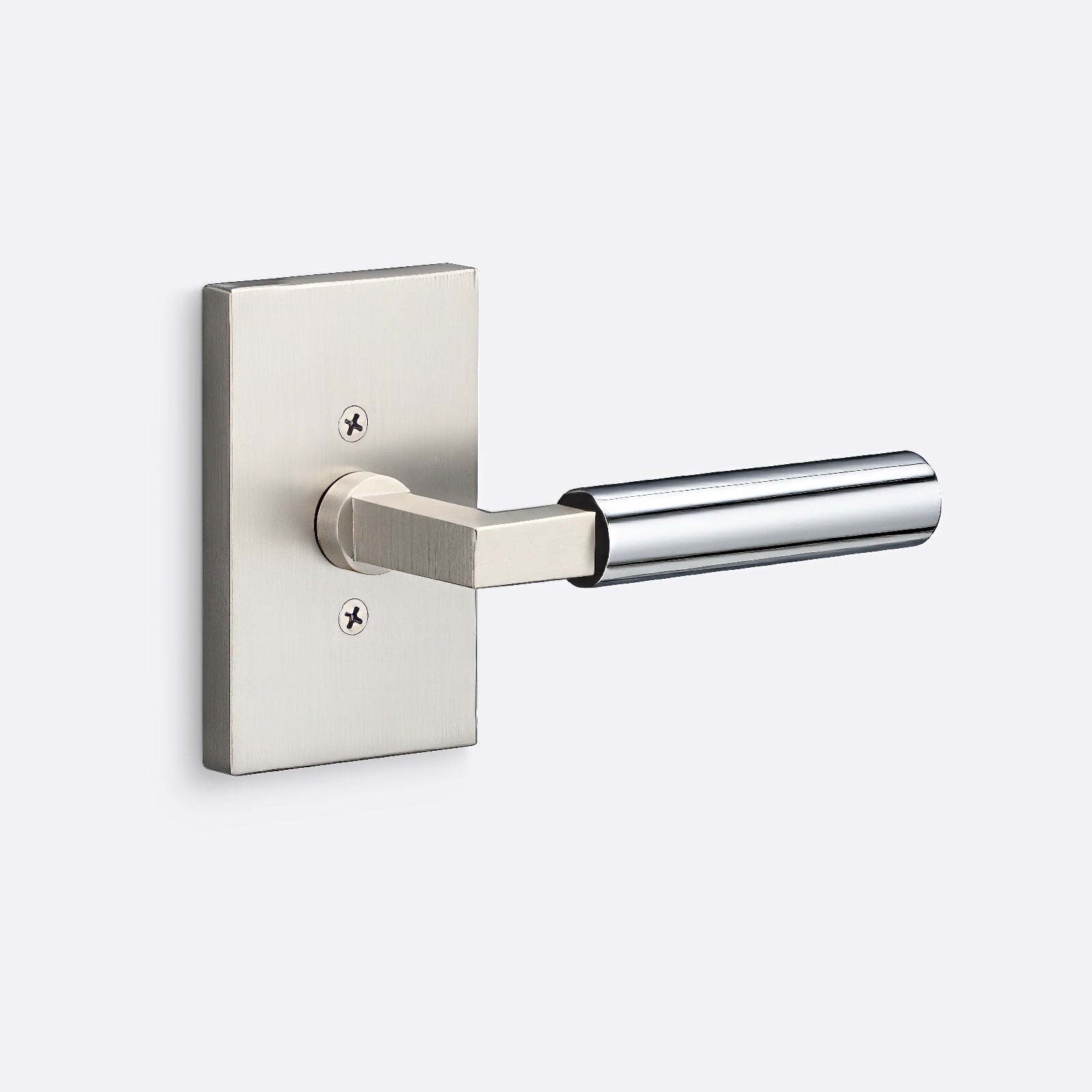 Sure-Loc LV100-GRIP-SM Smooth Grip Dummy Door Lever with Levanto Rosette