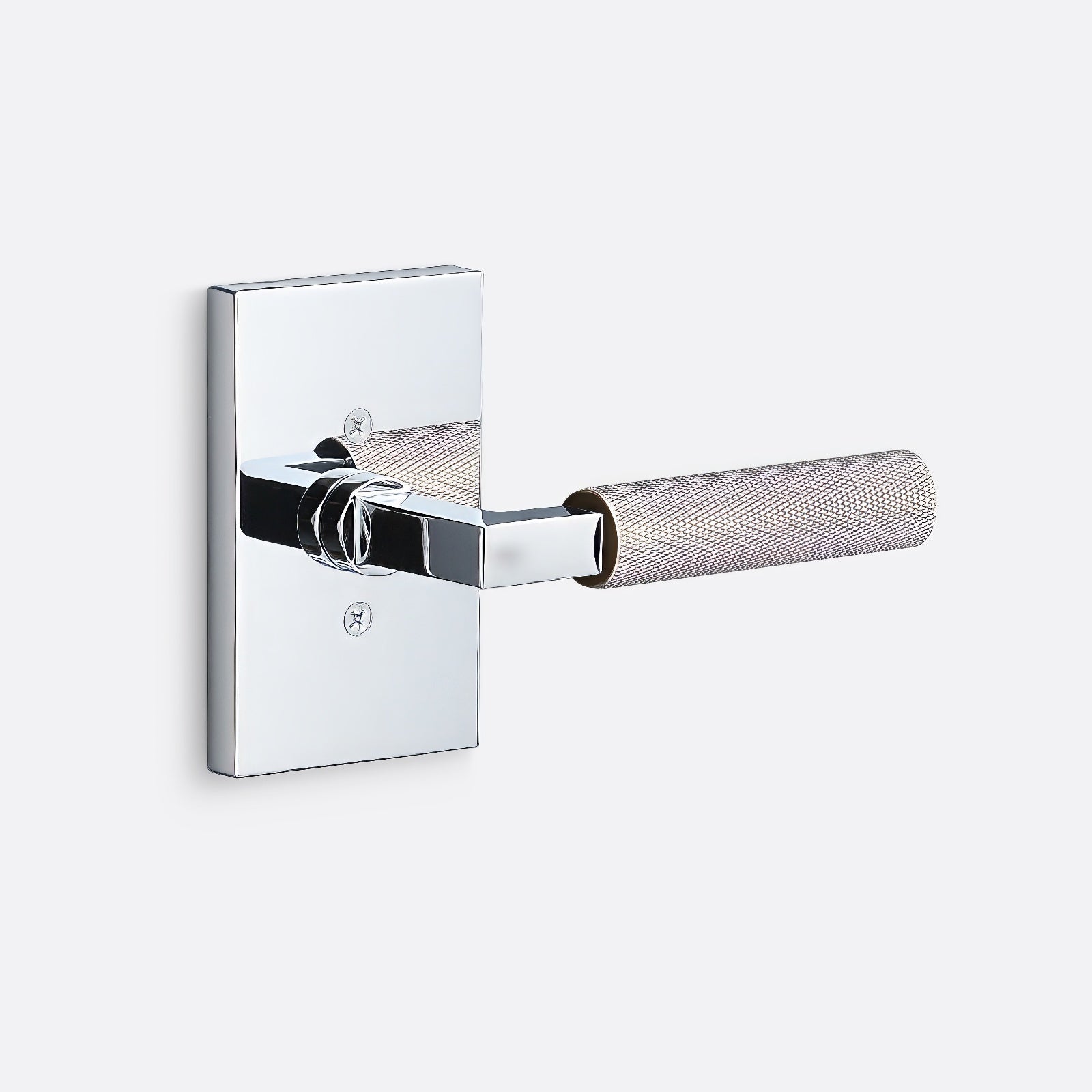 Sure-Loc LV100-GRIP-KN Knurled Grip Dummy Door Lever with Levanto Rosette.