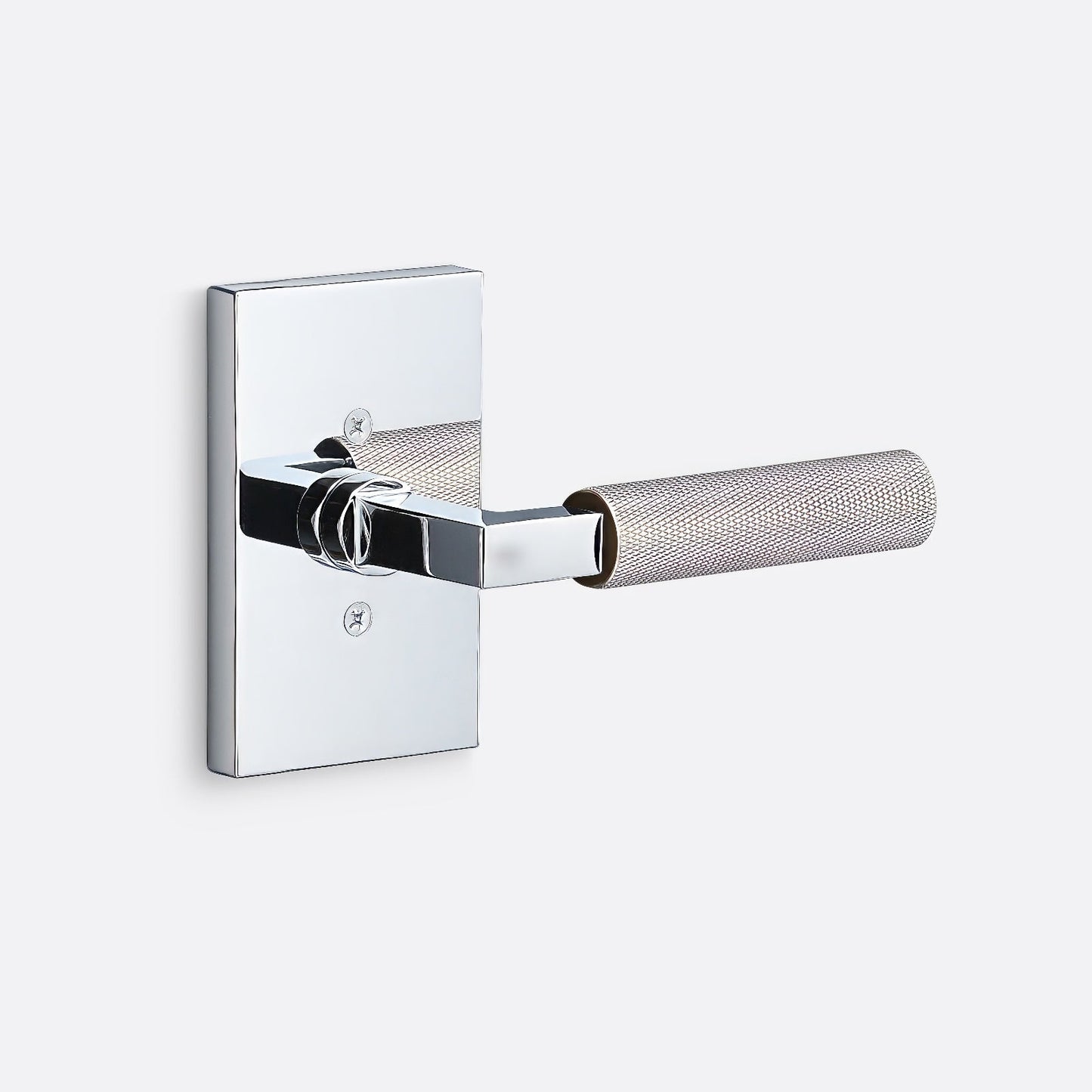 Sure-Loc LV100-GRIP-KN Knurled Grip Dummy Door Lever with Levanto Rosette