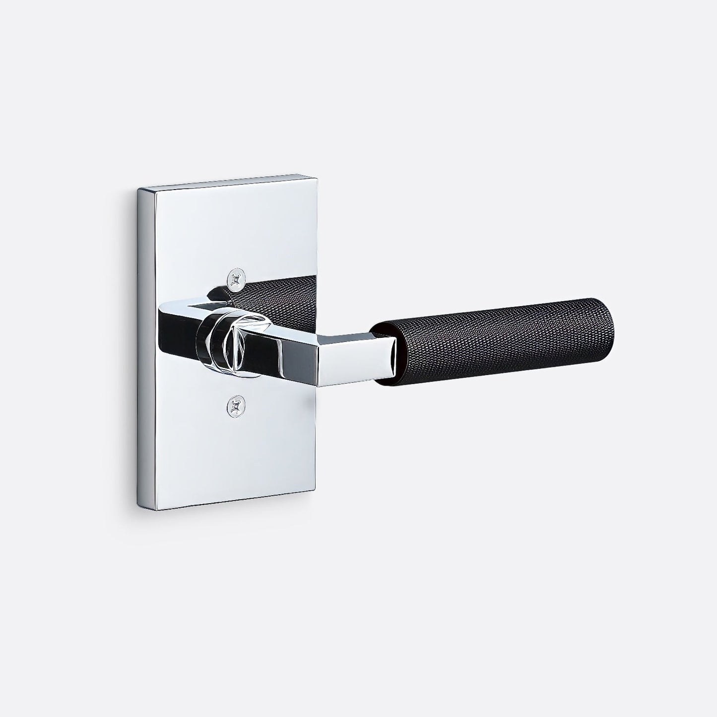 Sure-Loc LV100-GRIP-KN Knurled Grip Dummy Door Lever with Levanto Rosette
