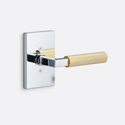Sure-Loc LV100-GRIP-KN Knurled Grip Dummy Door Lever with Levanto Rosette.