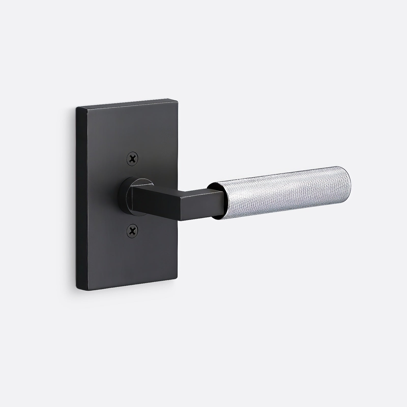 Sure-Loc LV100-GRIP-KN Knurled Grip Dummy Door Lever with Levanto Rosette