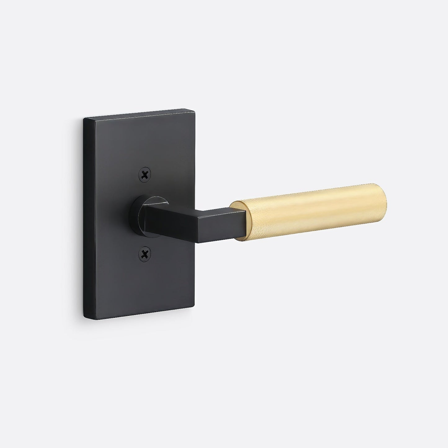 Sure-Loc LV100-GRIP-KN Knurled Grip Dummy Door Lever with Levanto Rosette