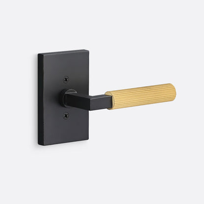 Sure-Loc LV100-GRIP-SKN Straight Knurled Grip Dummy Door Lever with Levanto Rosette