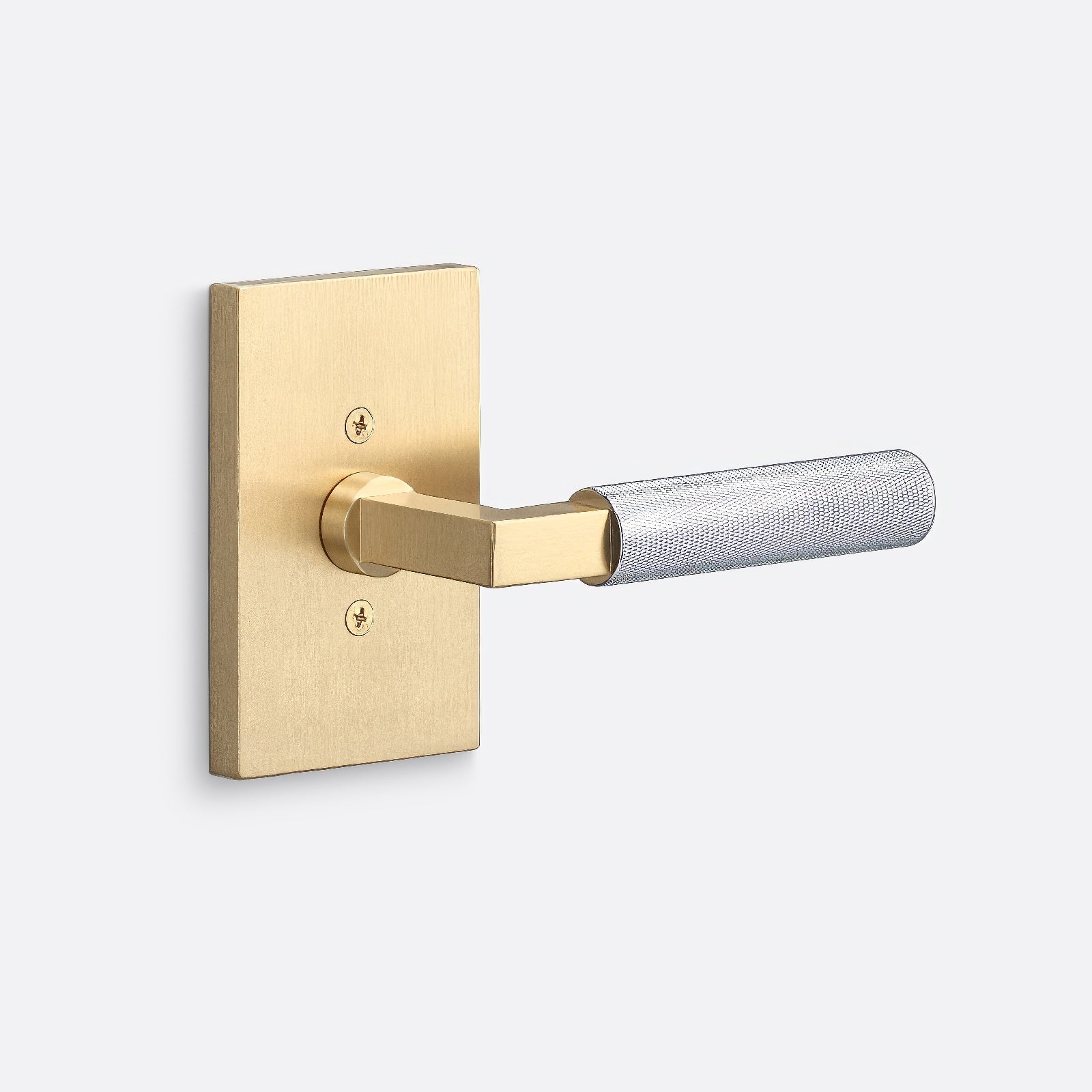 Sure-Loc LV100-GRIP-KN Knurled Grip Dummy Door Lever with Levanto Rosette.