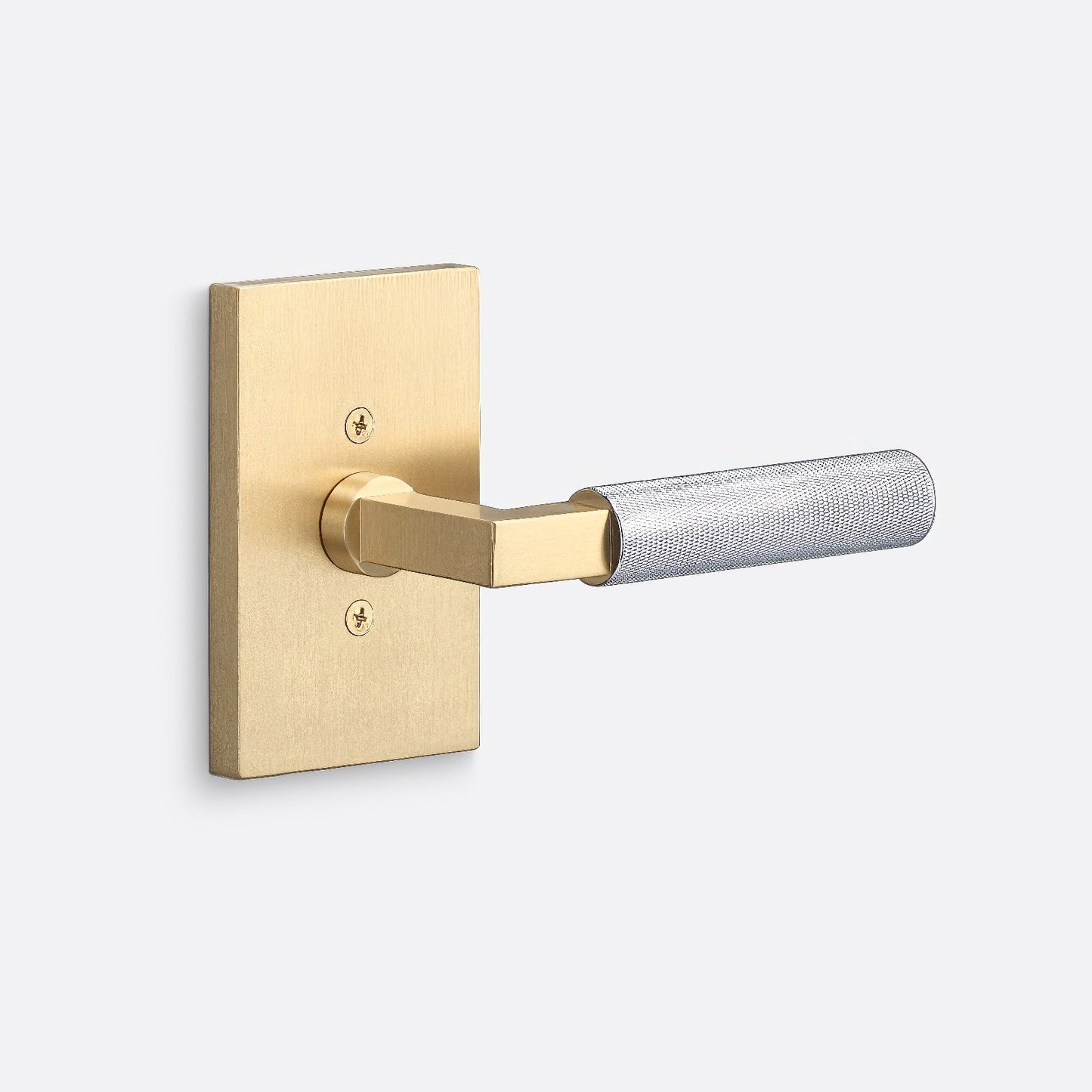 Sure-Loc LV100-GRIP-KN Knurled Grip Dummy Door Lever with Levanto Rosette