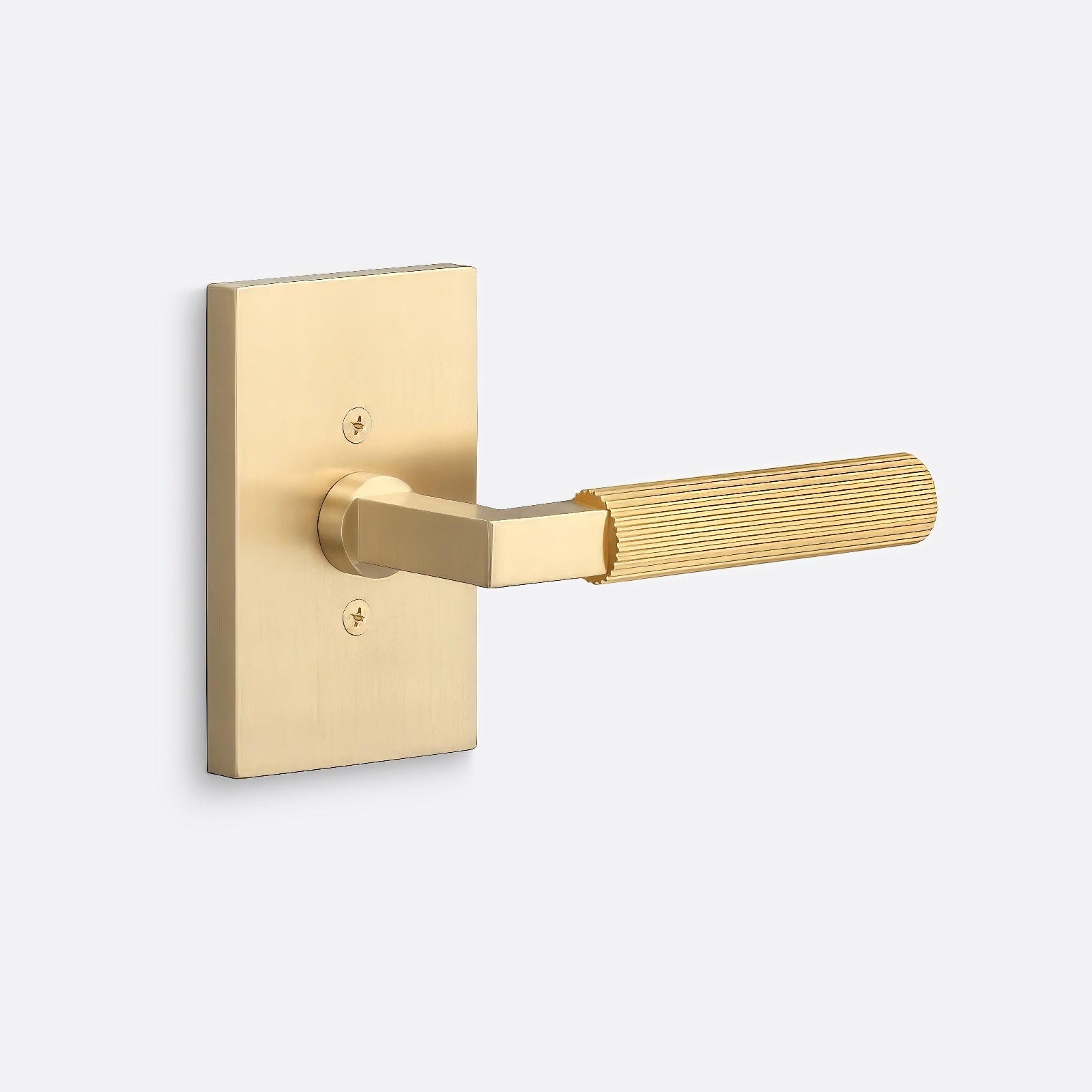 Sure-Loc LV100-GRIP-SKN Straight Knurled Grip Dummy Door Lever with Levanto Rosette