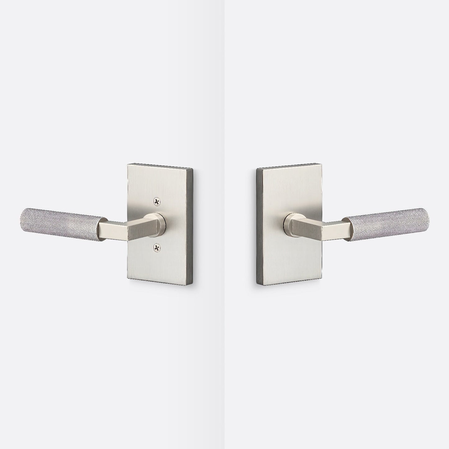 Sure-Loc LV101-GRIP-KN Knurled Grip Passage Door Lever with Levanto Rosette.