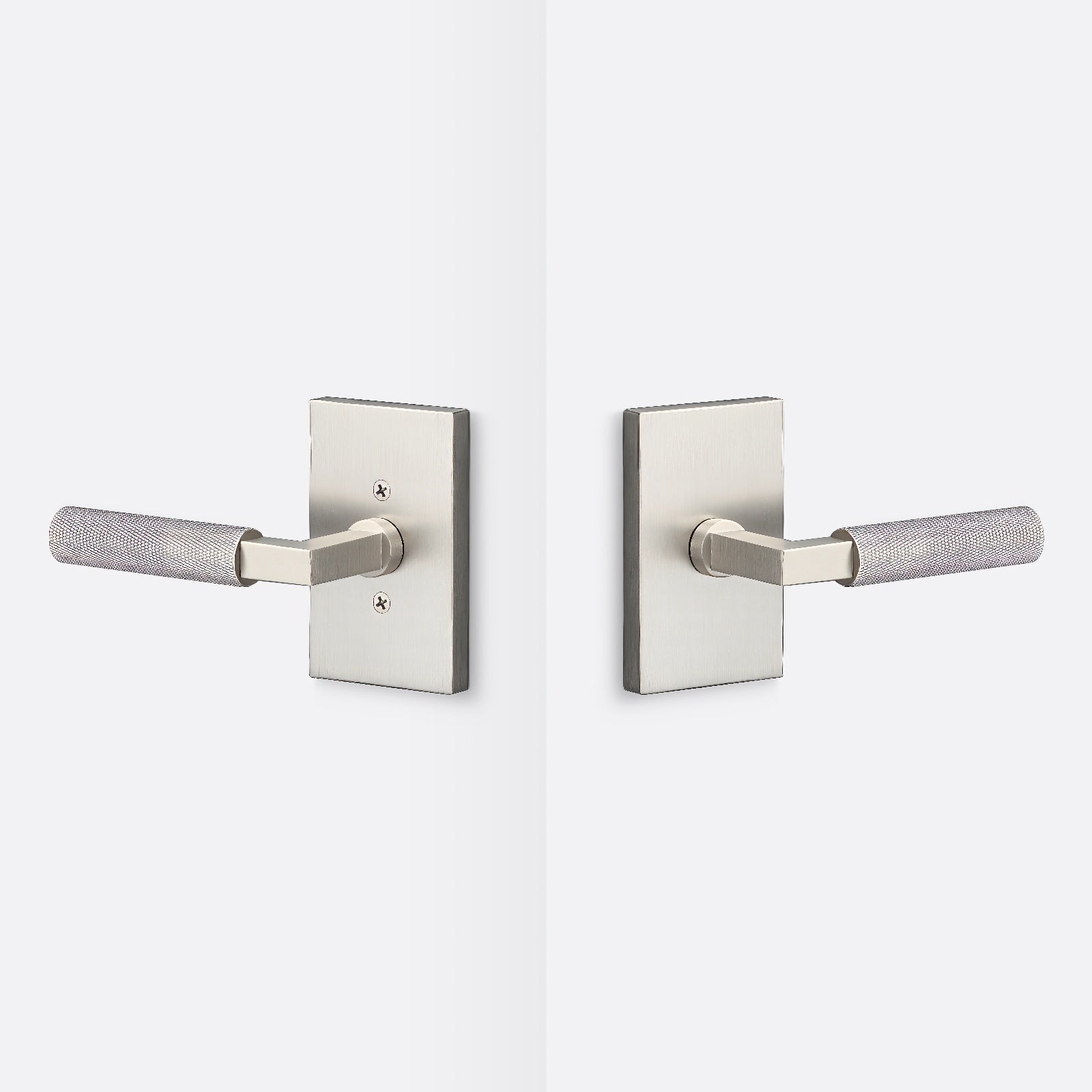 Sure-Loc LV101-GRIP-KN Knurled Grip Passage Door Lever with Levanto Rosette.