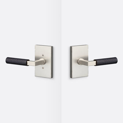 Sure-Loc LV101-GRIP-KN Knurled Grip Passage Door Lever with Levanto Rosette.