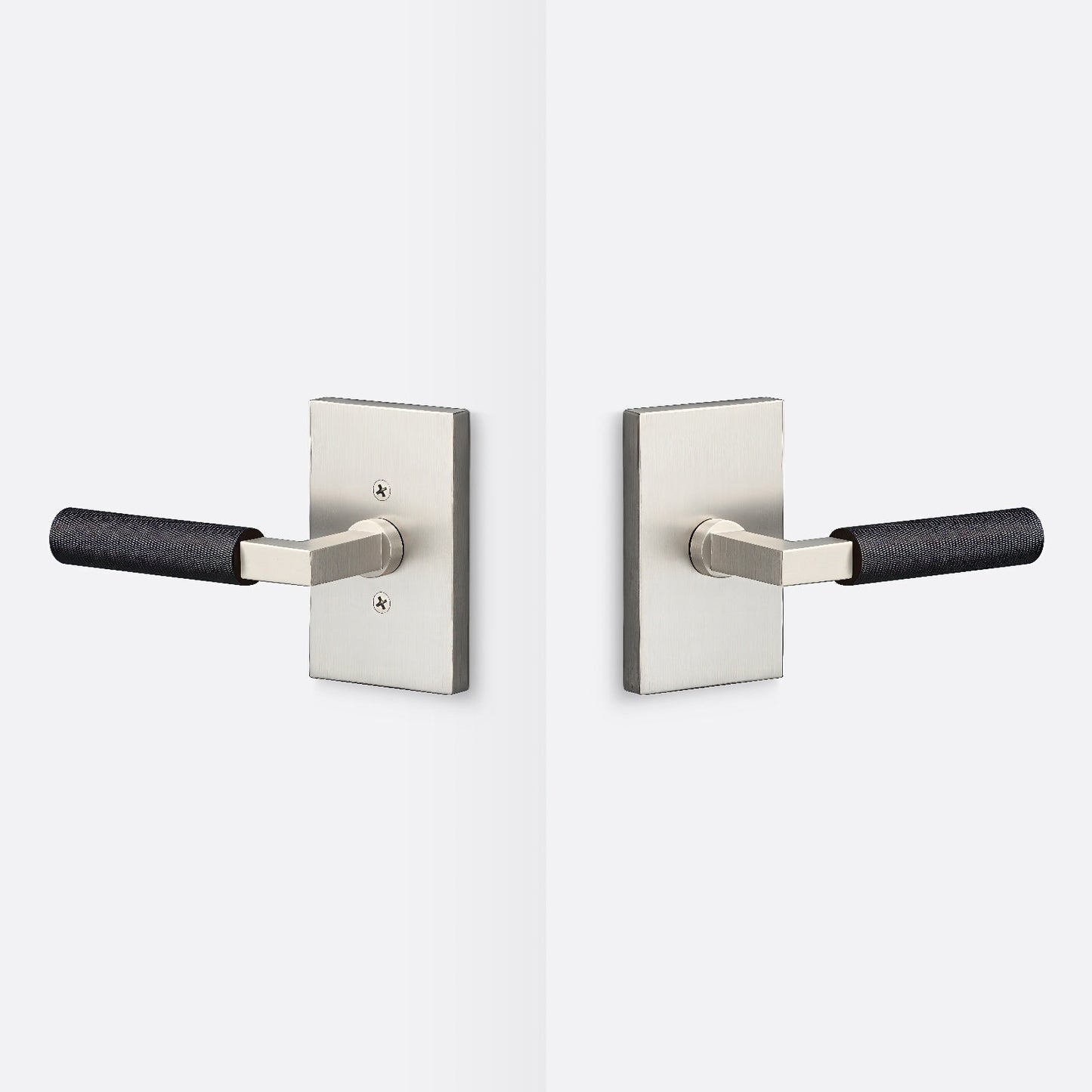 Sure-Loc LV101-GRIP-KN Knurled Grip Passage Door Lever with Levanto Rosette