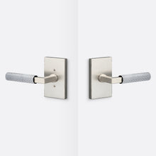 Sure-Loc LV101-GRIP-SKN Straight Knurled Grip Passage Door Lever with Levanto Rosette