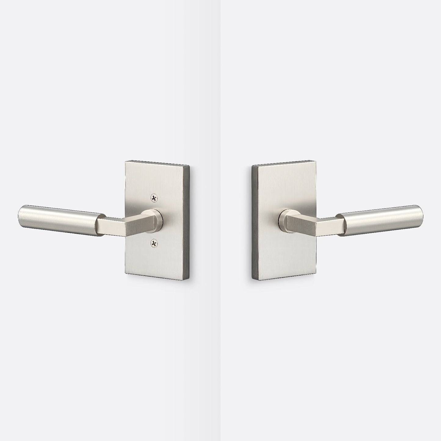 Sure-Loc LV101-GRIP-SM Smooth Grip Passage Door Lever with Levanto Rosette.
