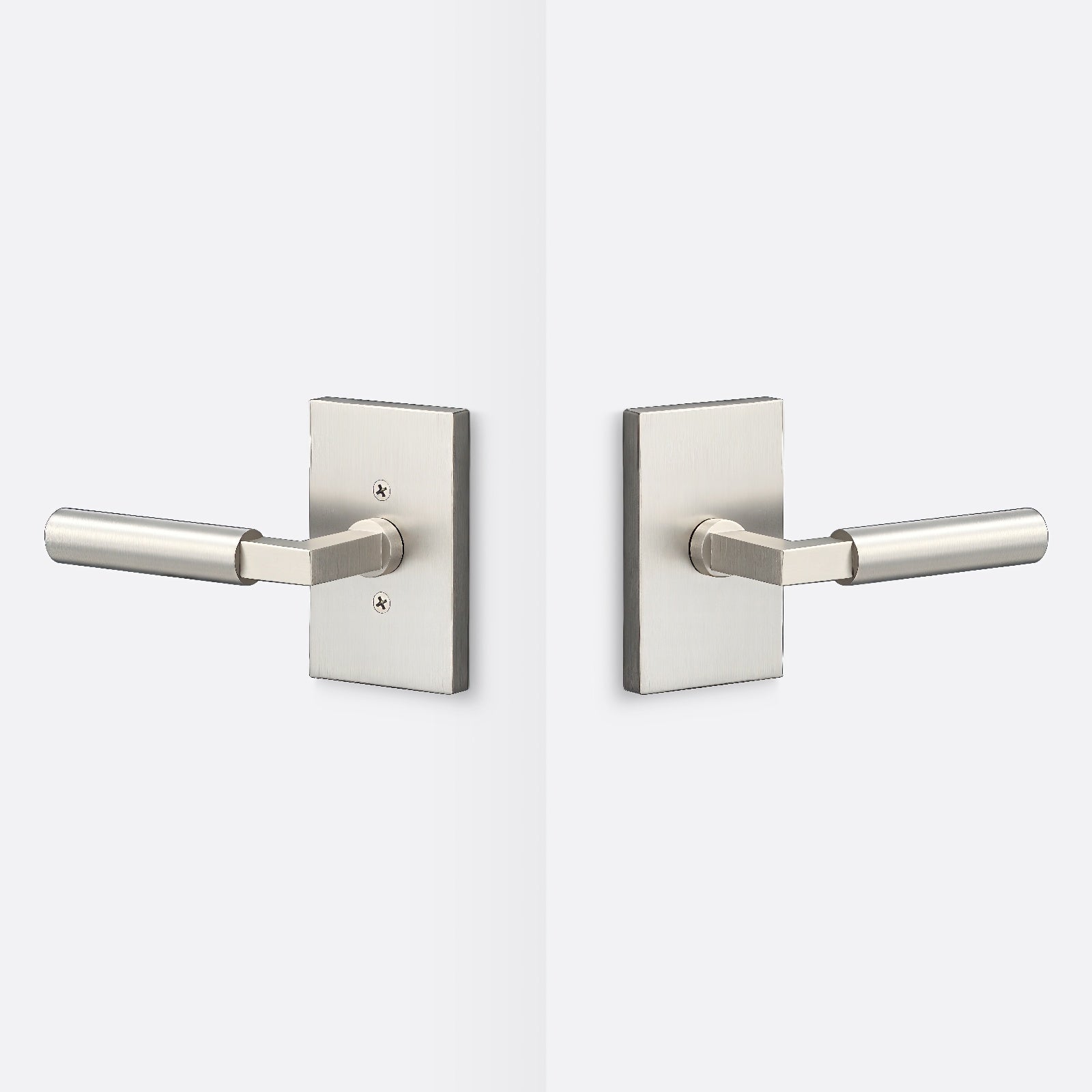 Sure-Loc LV101-GRIP-SM Smooth Grip Passage Door Lever with Levanto Rosette.
