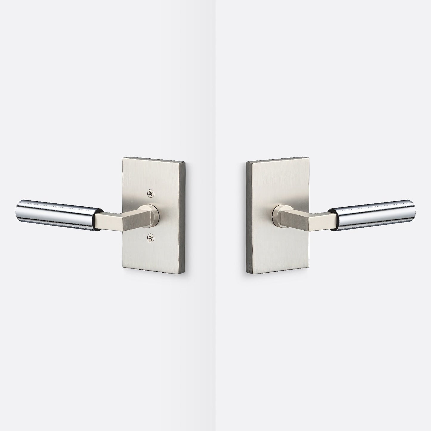 Sure-Loc LV101-GRIP-SM Smooth Grip Passage Door Lever with Levanto Rosette.