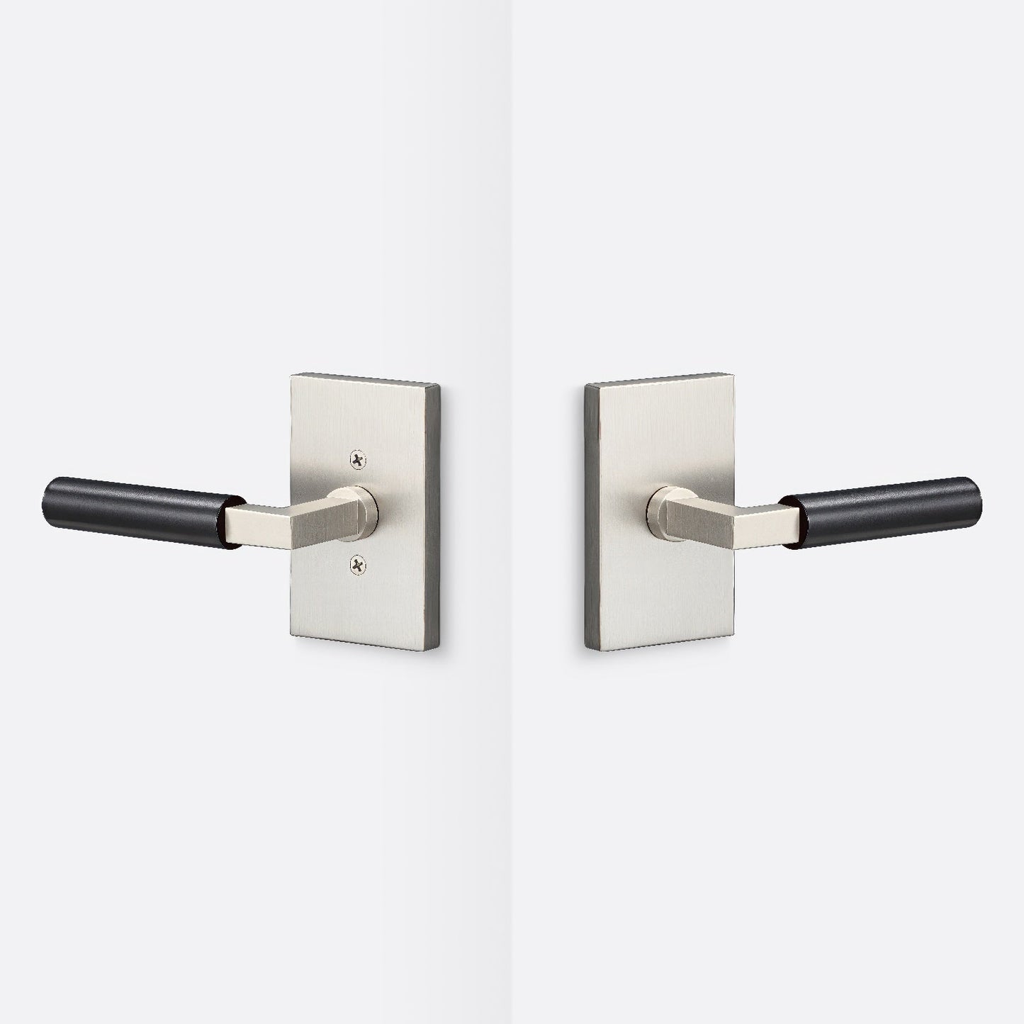 Sure-Loc LV101-GRIP-SM Smooth Grip Passage Door Lever with Levanto Rosette