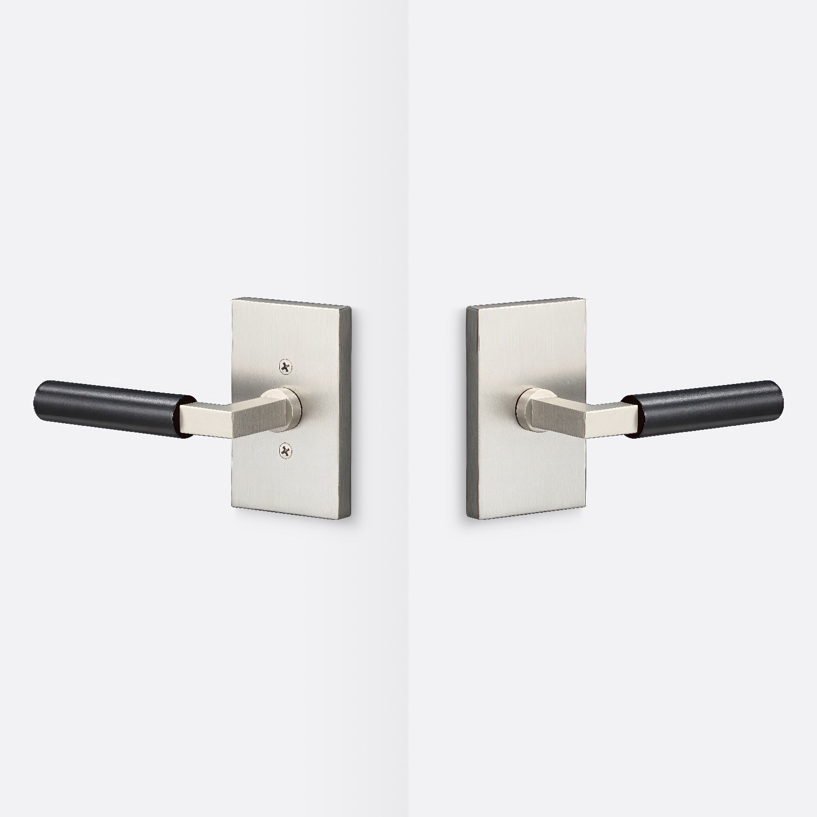 Sure-Loc LV101-GRIP-SM Smooth Grip Passage Door Lever with Levanto Rosette
