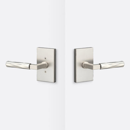 Sure-Loc LV101-GRIP-VT Vertex Grip Passage Door Lever with Levanto Rosette.