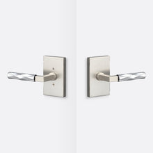 Sure-Loc LV101-GRIP-VT Vertex Grip Passage Door Lever with Levanto Rosette.