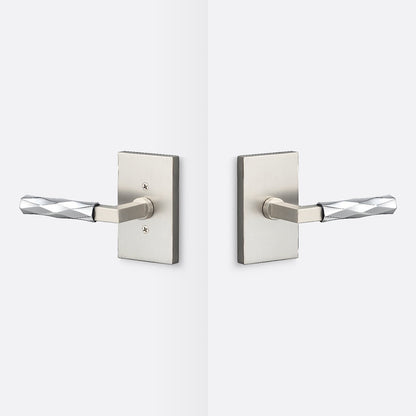 Sure-Loc LV101-GRIP-VT Vertex Grip Passage Door Lever with Levanto Rosette.