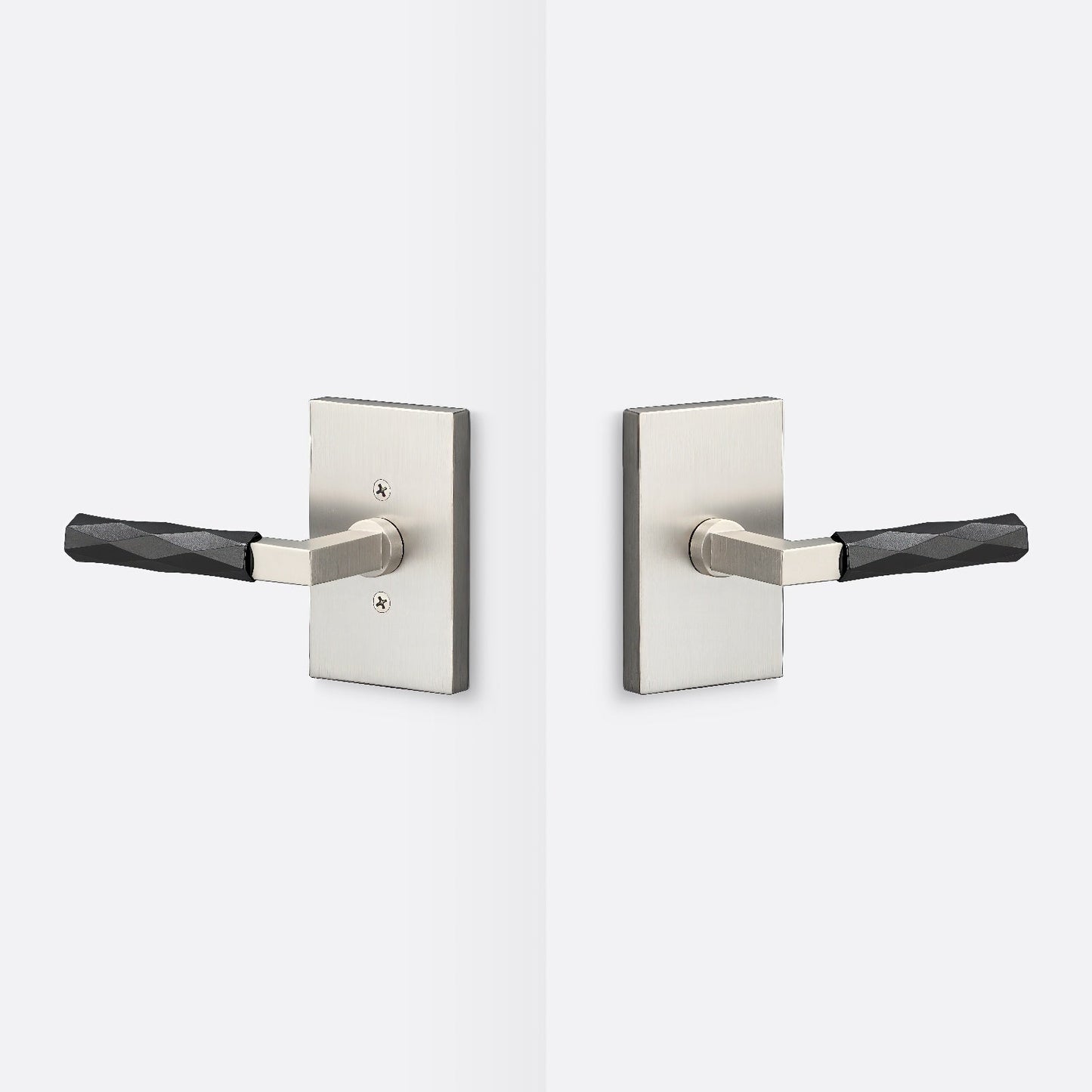 Sure-Loc LV101-GRIP-VT Vertex Grip Passage Door Lever with Levanto Rosette