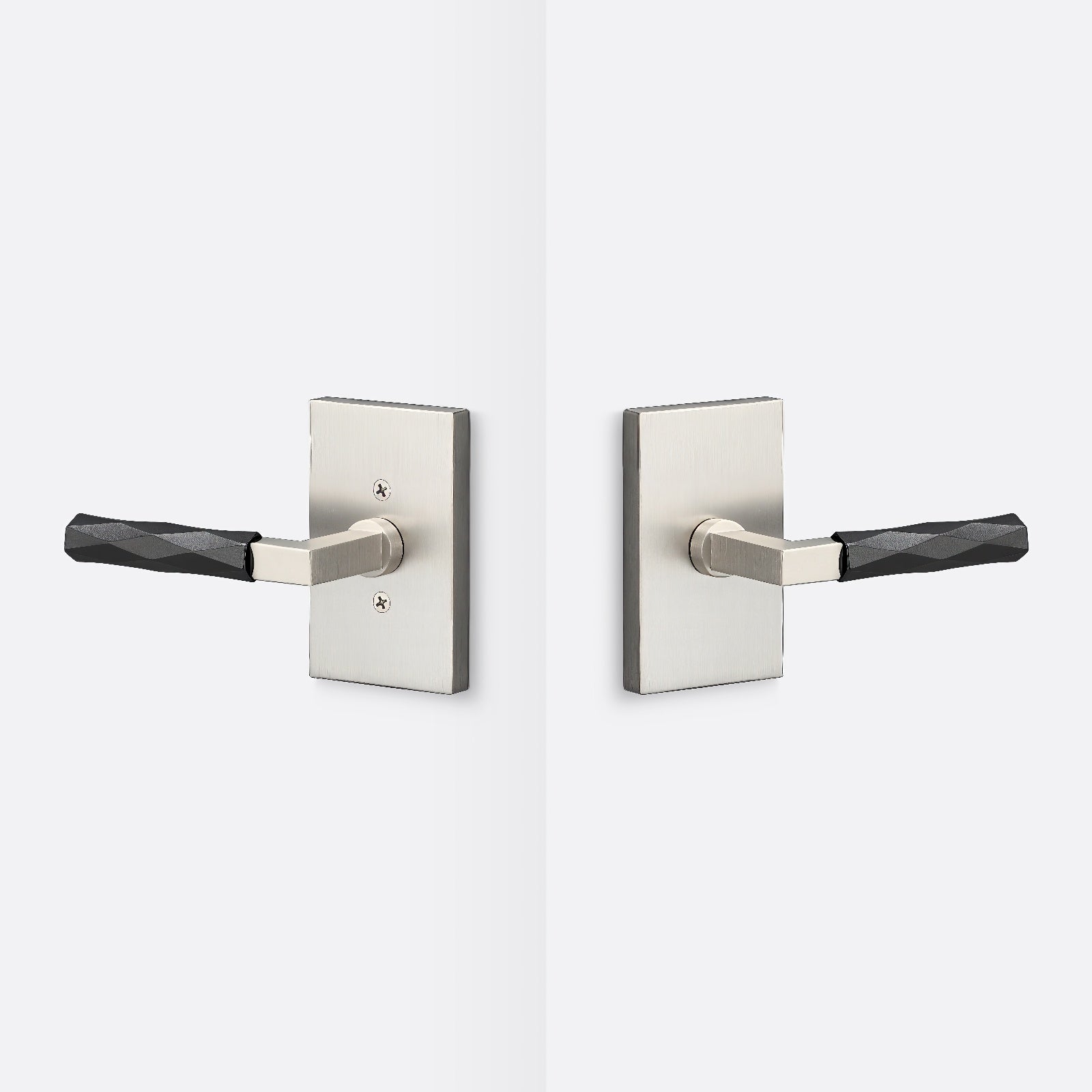 Sure-Loc LV101-GRIP-VT Vertex Grip Passage Door Lever with Levanto Rosette