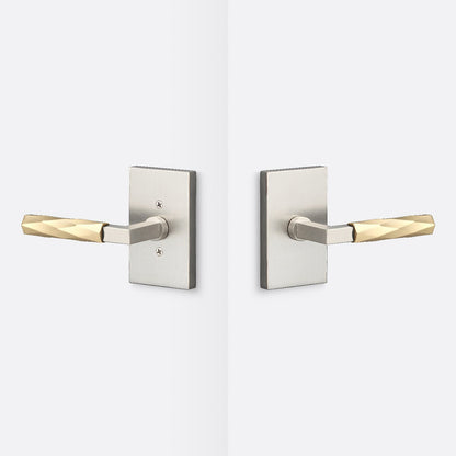 Sure-Loc LV101-GRIP-VT Vertex Grip Passage Door Lever with Levanto Rosette.