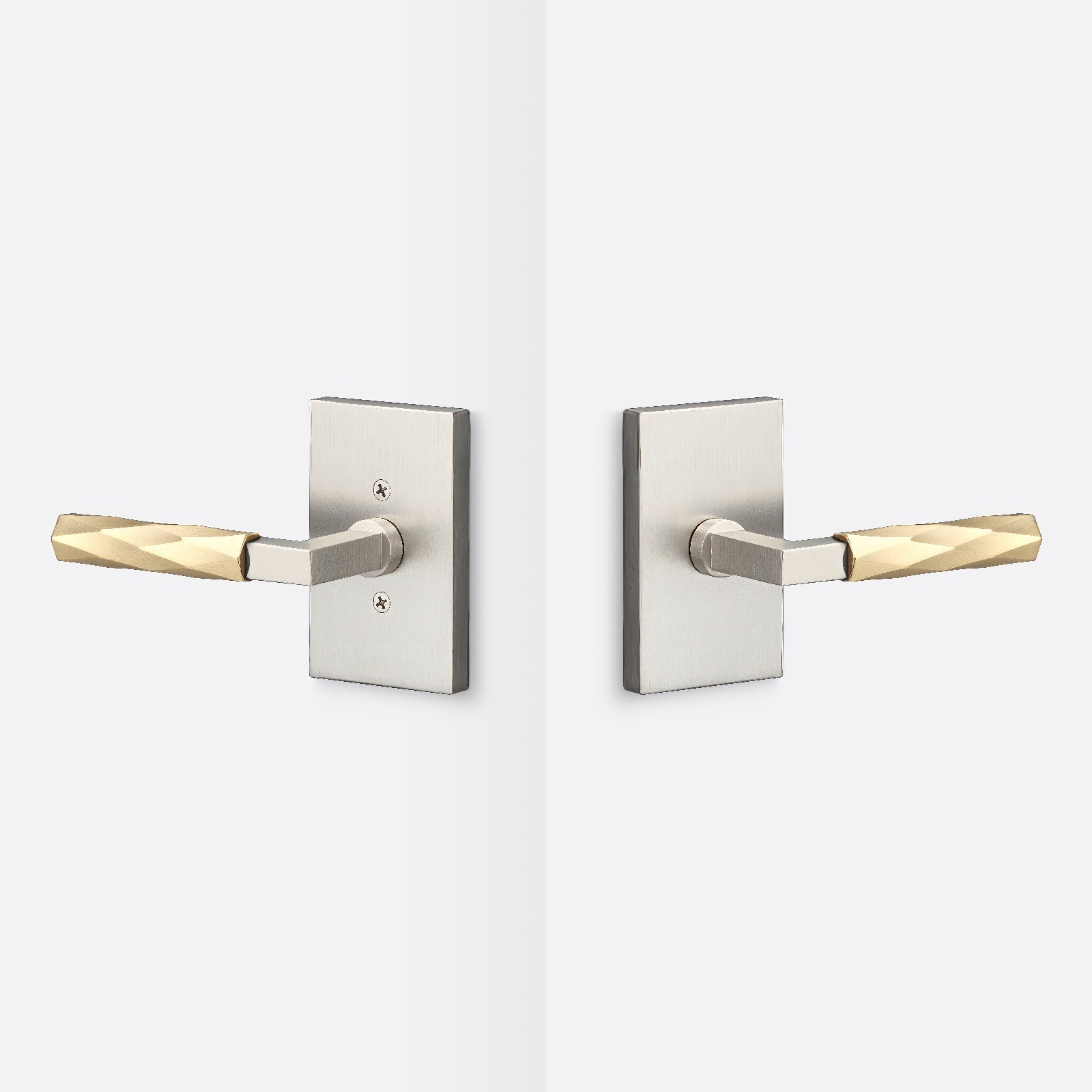 Sure-Loc LV101-GRIP-VT Vertex Grip Passage Door Lever with Levanto Rosette