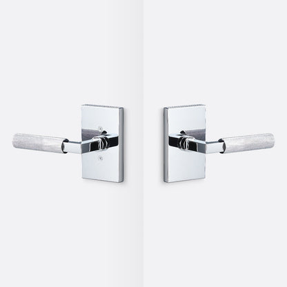 Sure-Loc LV101-GRIP-KN Knurled Grip Passage Door Lever with Levanto Rosette