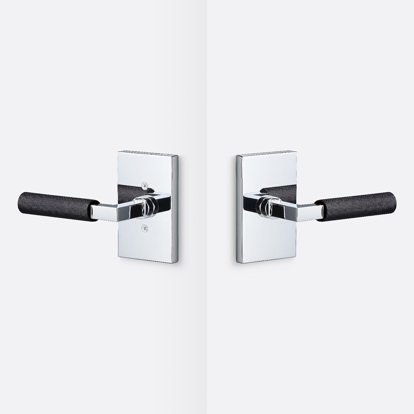 Sure-Loc LV101-GRIP-KN Knurled Grip Passage Door Lever with Levanto Rosette.