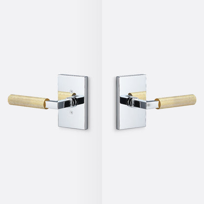 Sure-Loc LV101-GRIP-KN Knurled Grip Passage Door Lever with Levanto Rosette