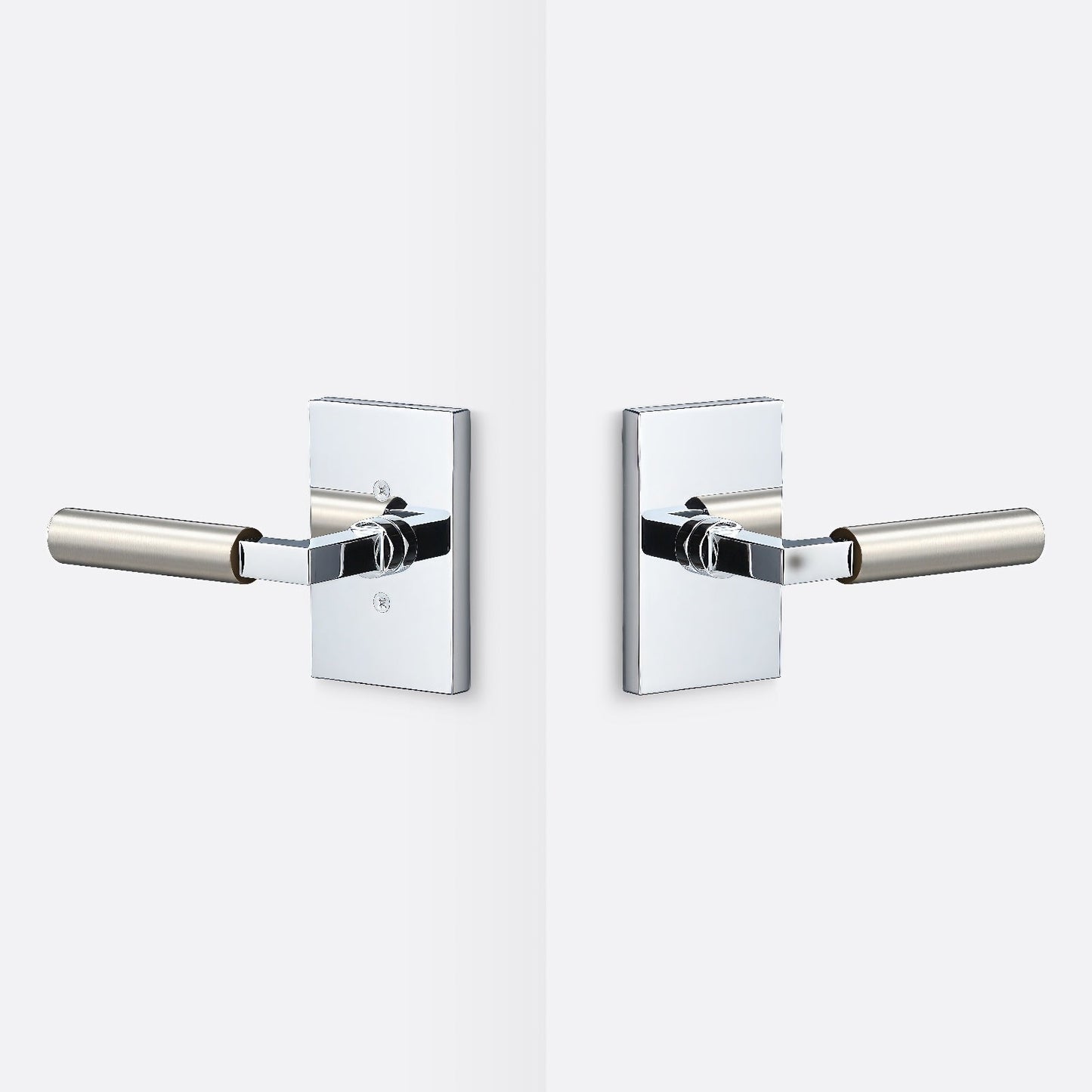 Sure-Loc LV101-GRIP-SM Smooth Grip Passage Door Lever with Levanto Rosette