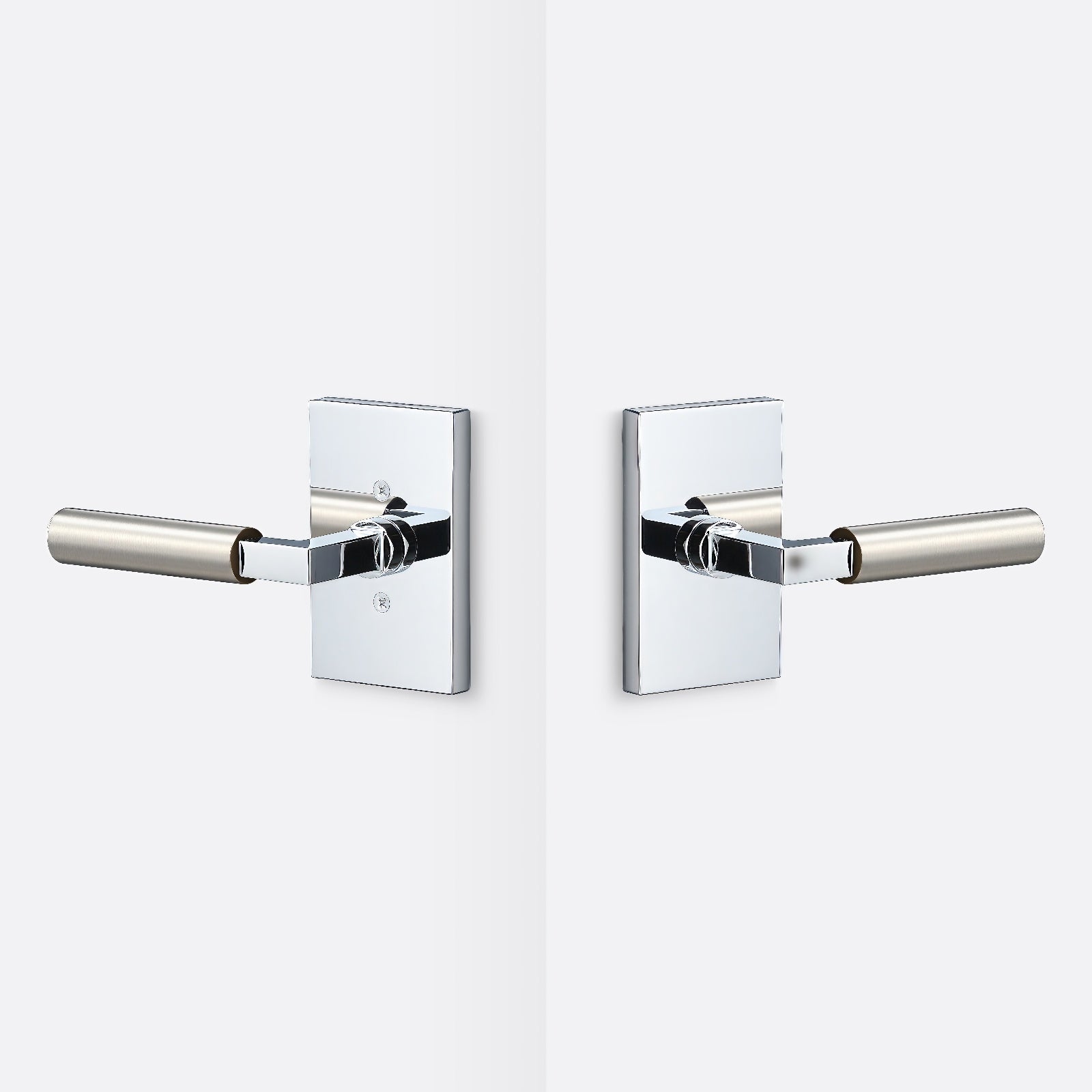 Sure-Loc LV101-GRIP-SM Smooth Grip Passage Door Lever with Levanto Rosette