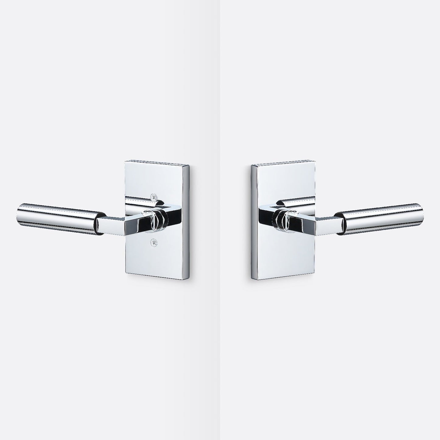 Sure-Loc LV101-GRIP-SM Smooth Grip Passage Door Lever with Levanto Rosette