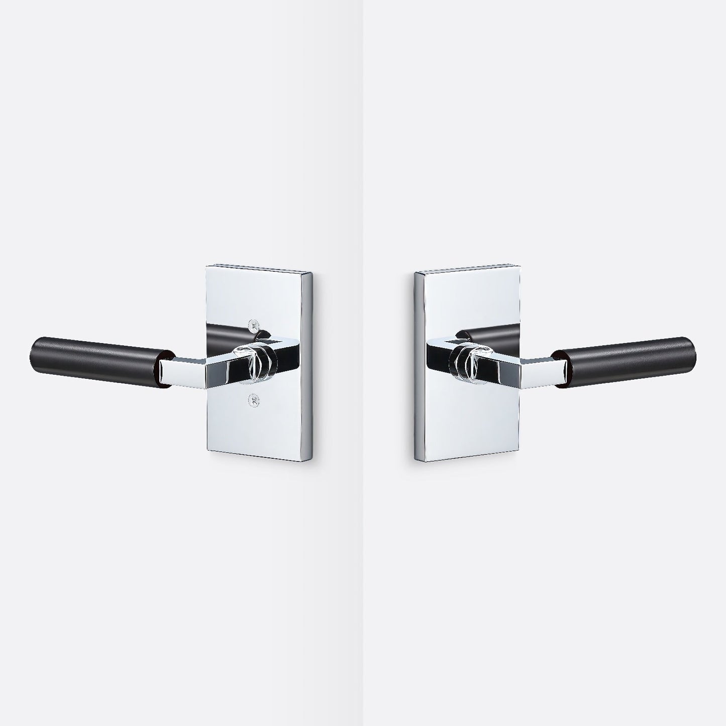 Sure-Loc LV101-GRIP-SM Smooth Grip Passage Door Lever with Levanto Rosette.