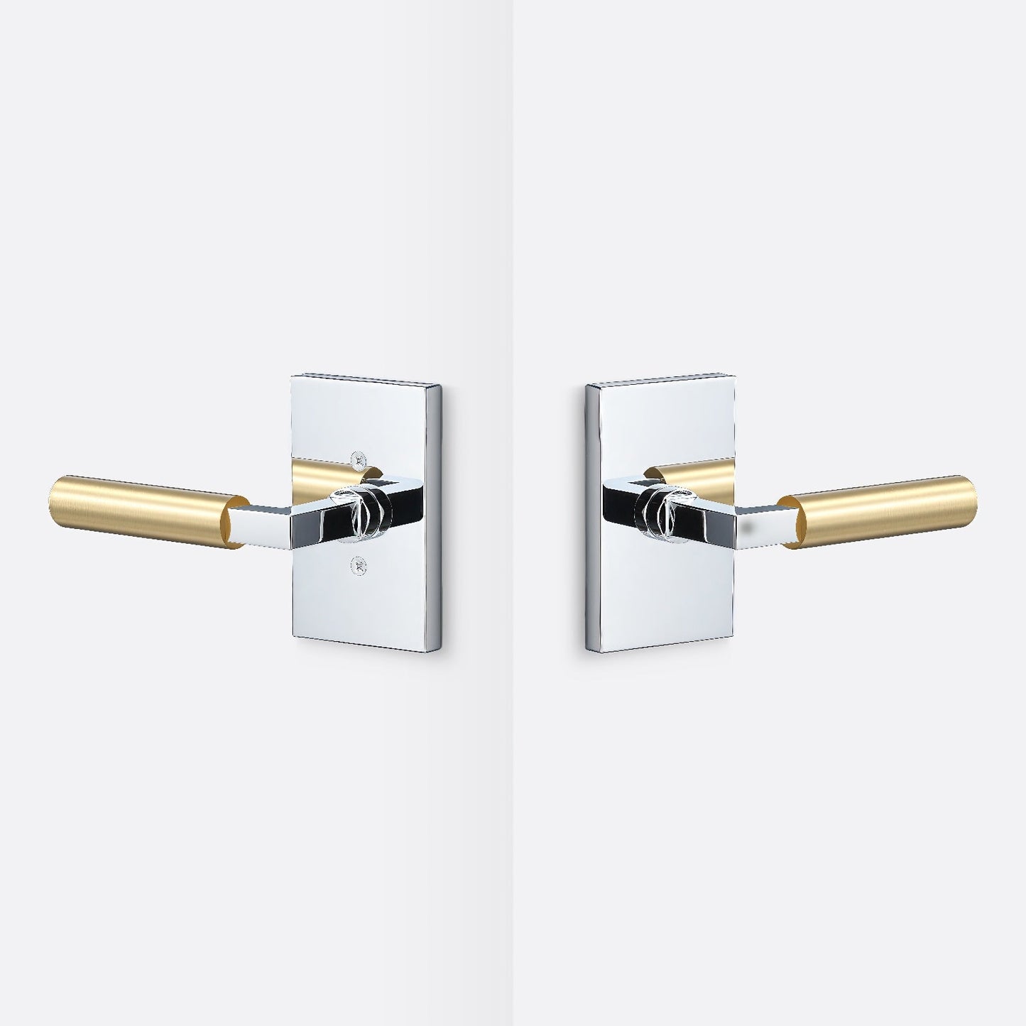 Sure-Loc LV101-GRIP-SM Smooth Grip Passage Door Lever with Levanto Rosette