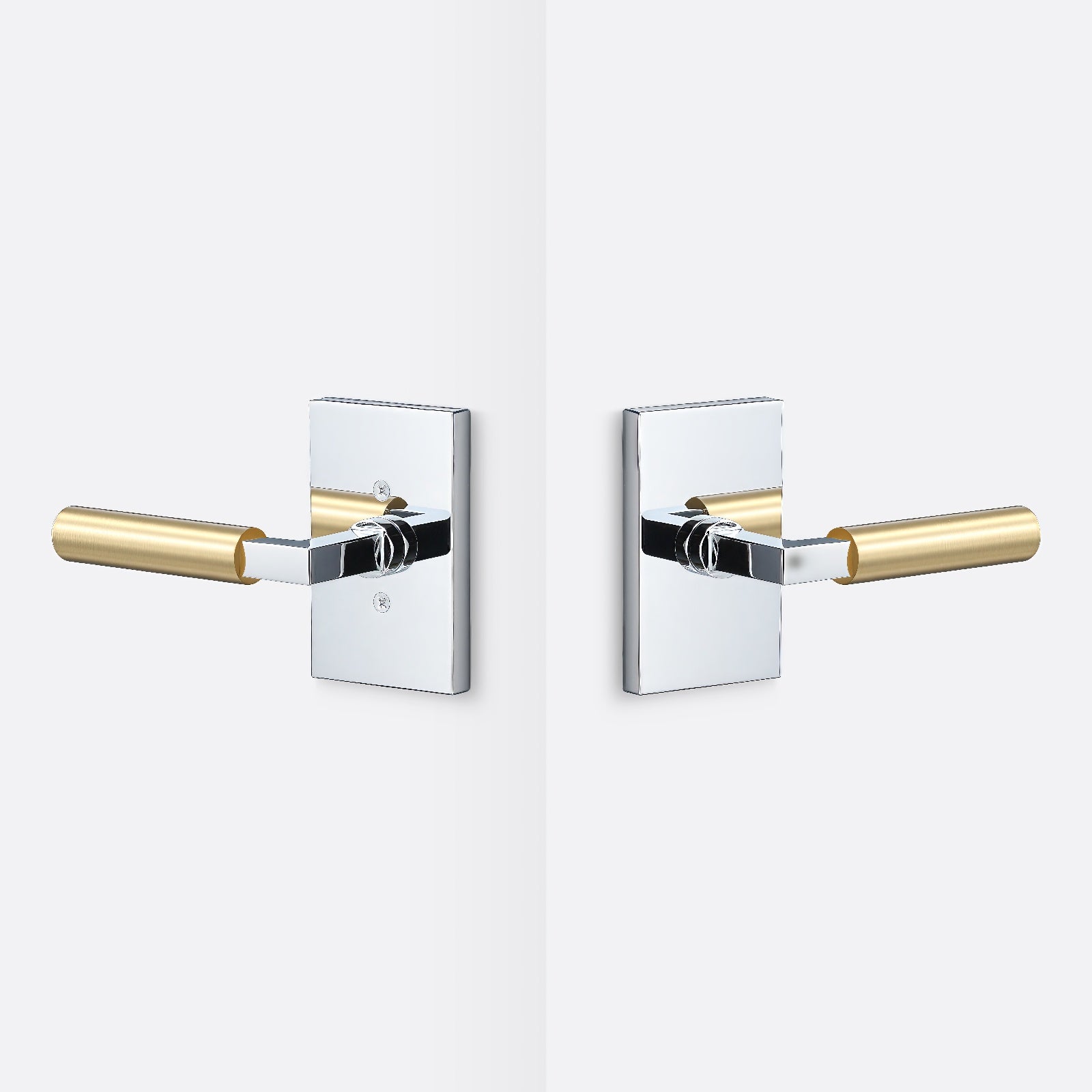 Sure-Loc LV101-GRIP-SM Smooth Grip Passage Door Lever with Levanto Rosette