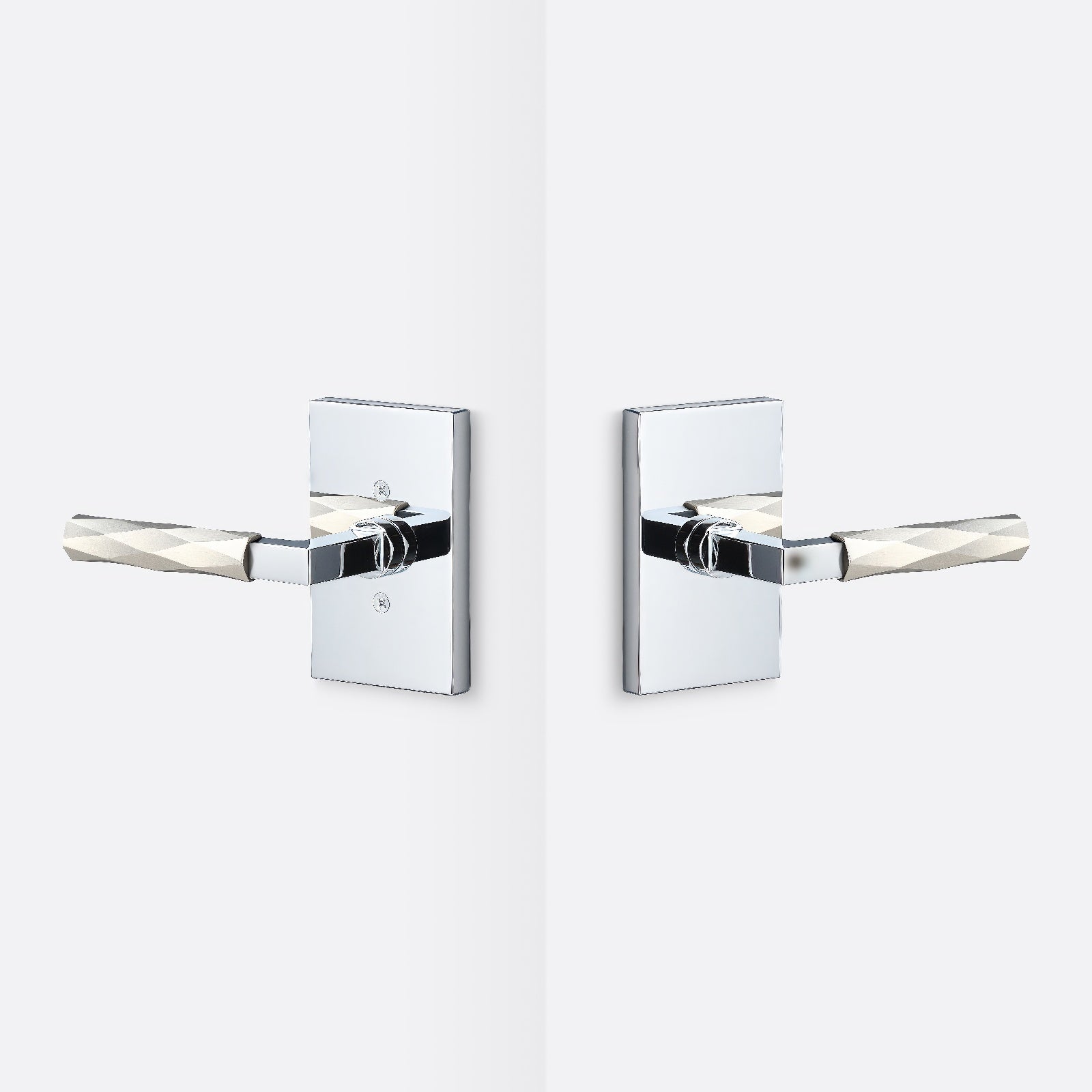 Sure-Loc LV101-GRIP-VT Vertex Grip Passage Door Lever with Levanto Rosette