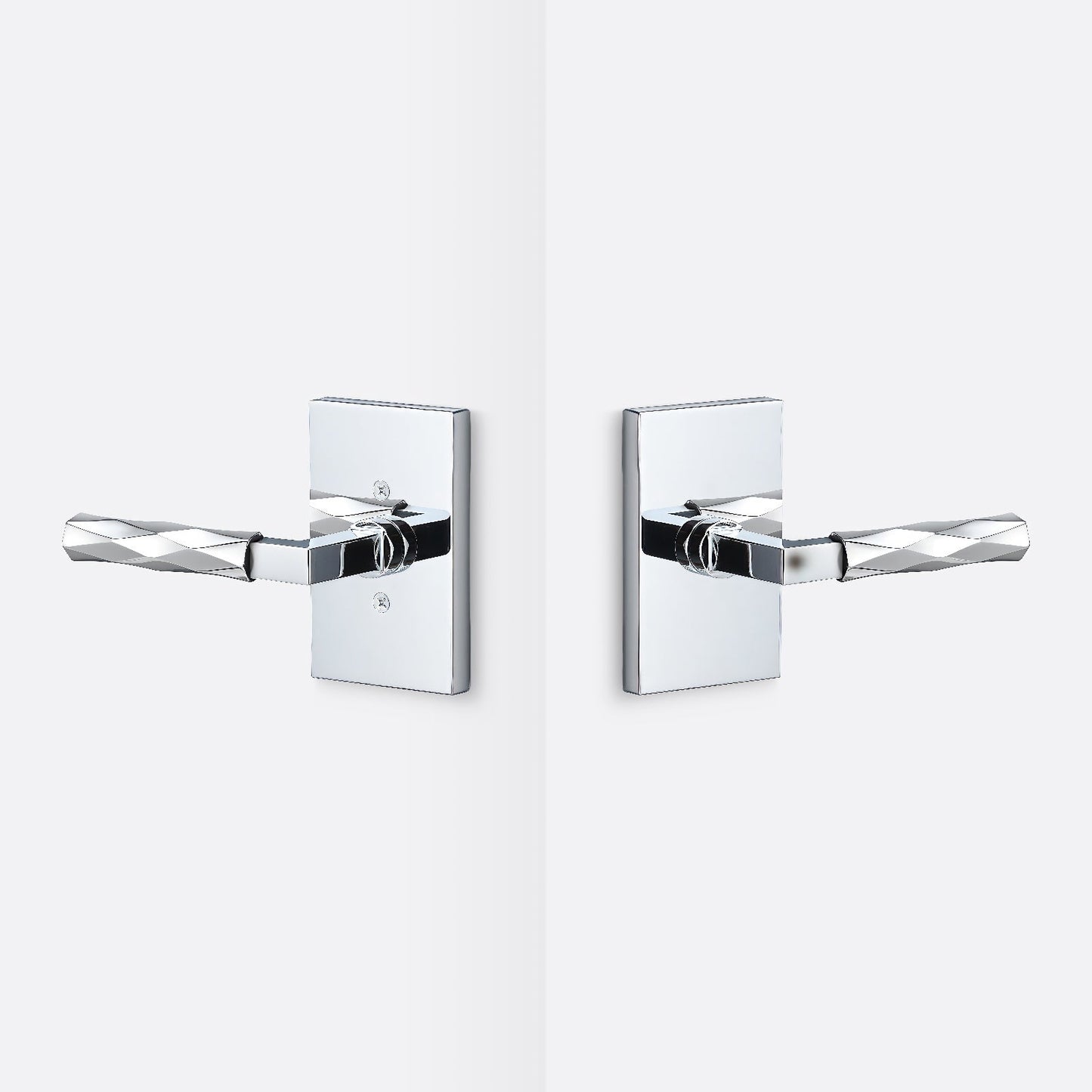 Sure-Loc LV101-GRIP-VT Vertex Grip Passage Door Lever with Levanto Rosette