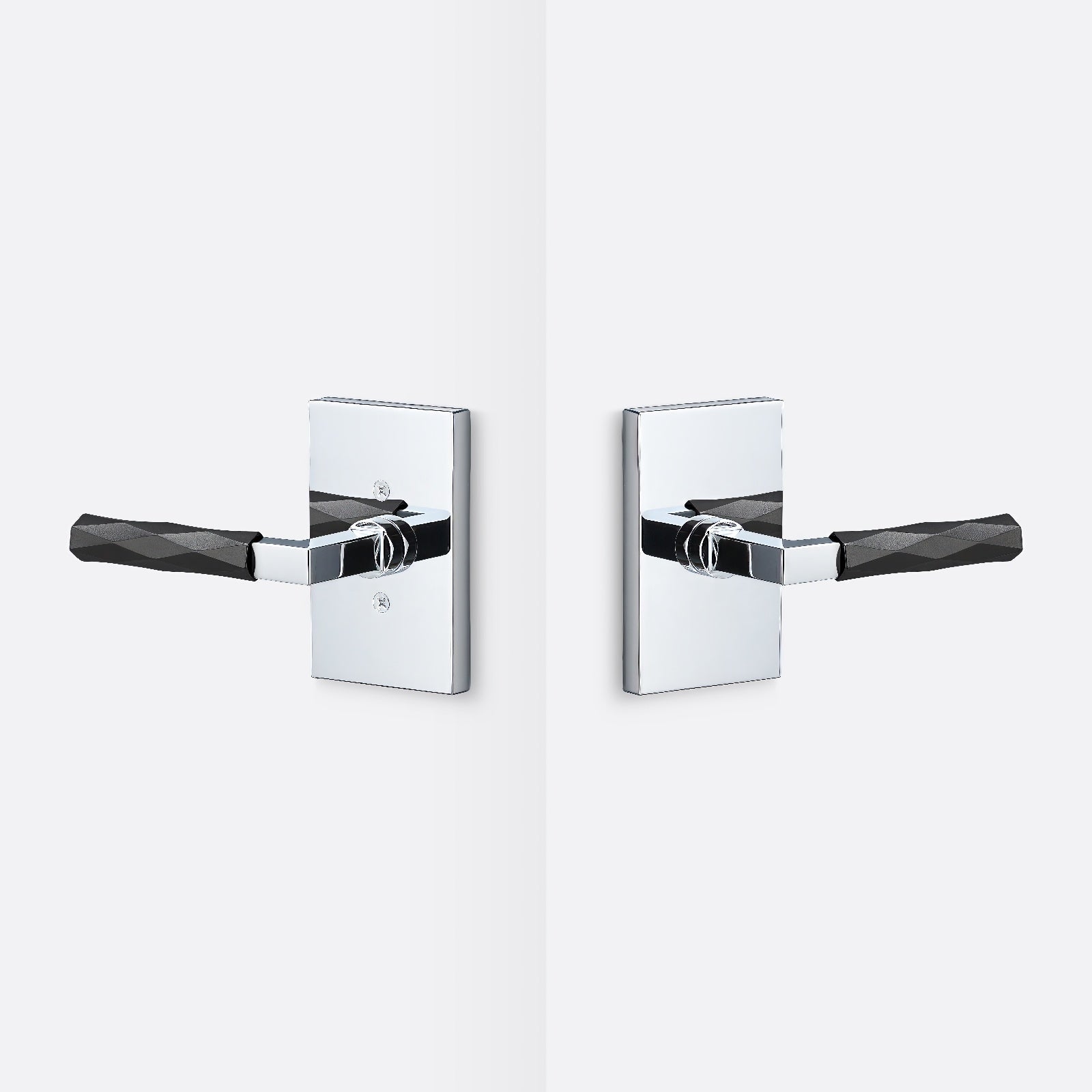 Sure-Loc LV101-GRIP-VT Vertex Grip Passage Door Lever with Levanto Rosette