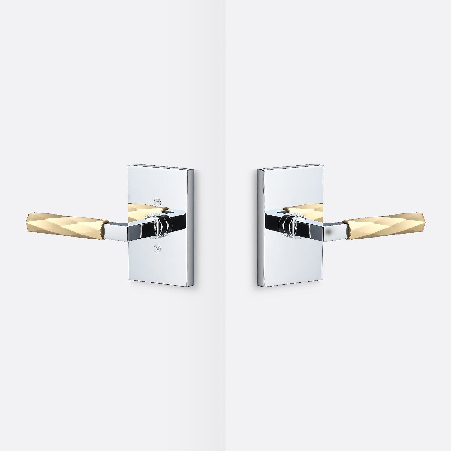 Sure-Loc LV101-GRIP-VT Vertex Grip Passage Door Lever with Levanto Rosette