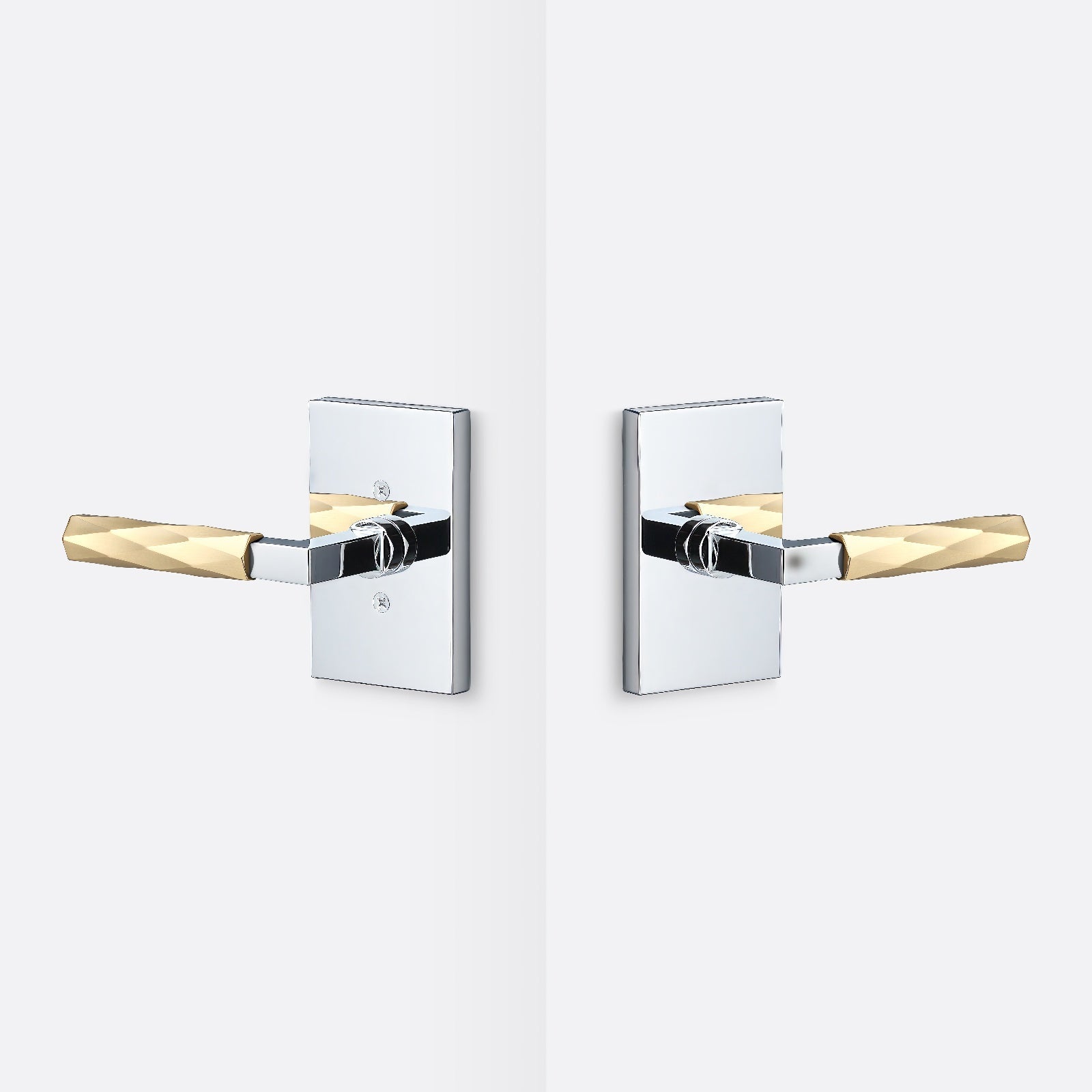 Sure-Loc LV101-GRIP-VT Vertex Grip Passage Door Lever with Levanto Rosette