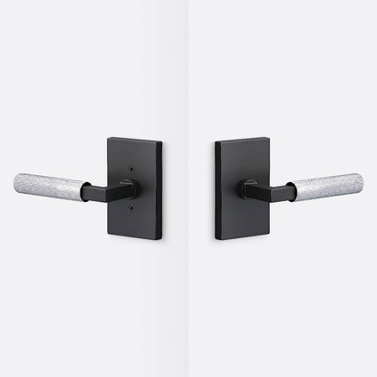 Sure-Loc LV101-GRIP-KN Knurled Grip Passage Door Lever with Levanto Rosette