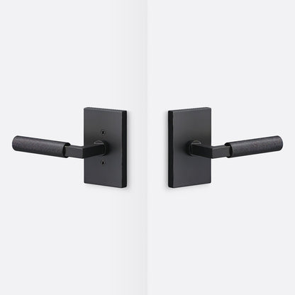 Sure-Loc LV101-GRIP-KN Knurled Grip Passage Door Lever with Levanto Rosette