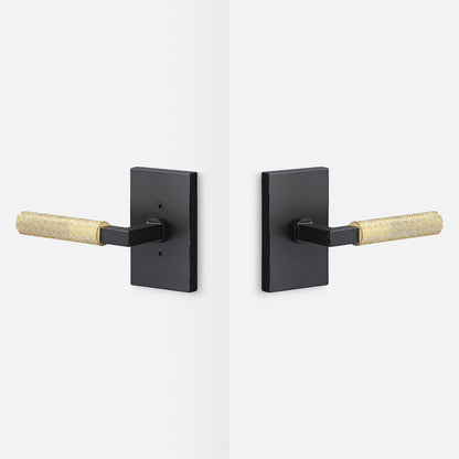 Sure-Loc LV101-GRIP-KN Knurled Grip Passage Door Lever with Levanto Rosette