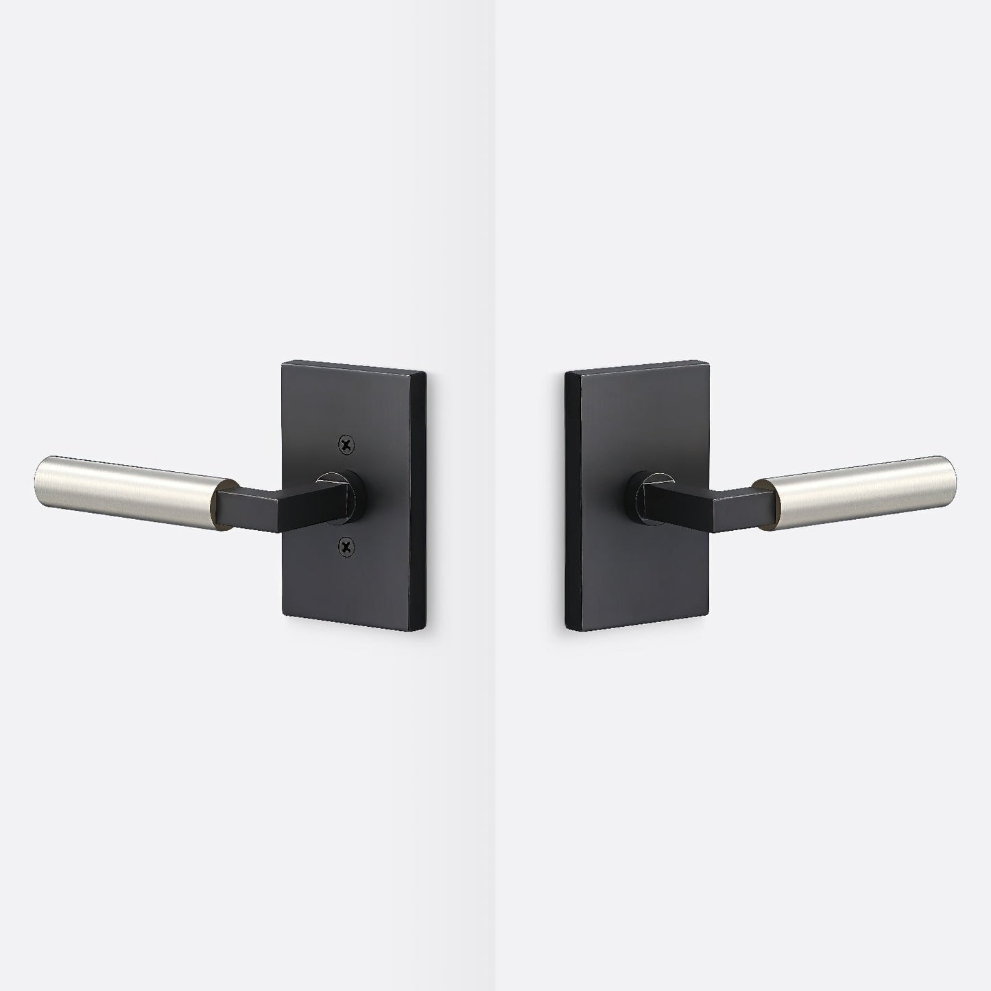 Sure-Loc LV101-GRIP-SM Smooth Grip Passage Door Lever with Levanto Rosette.