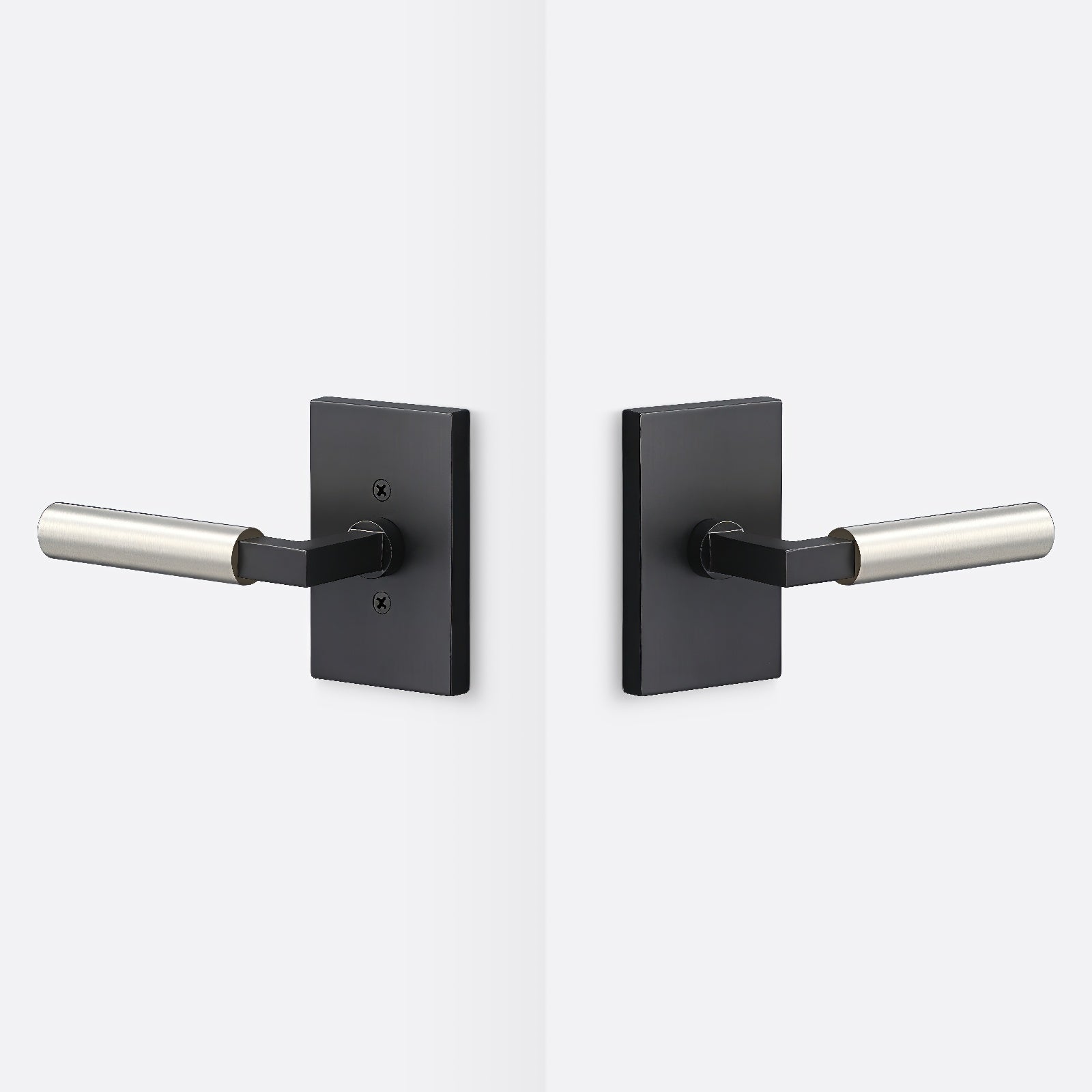 Sure-Loc LV101-GRIP-SM Smooth Grip Passage Door Lever with Levanto Rosette.